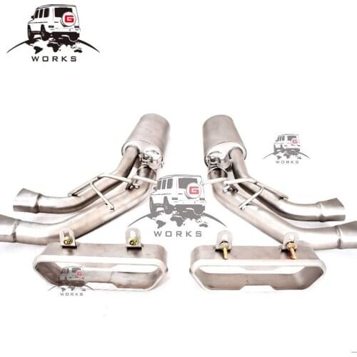 New product stainless steel G class W463A W464 G63 G500 AK style exhaust tips