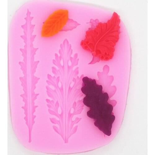 Wholesale/retail,free shipping,P237 Vegetable vegetable leaves collection clay chocolate mould