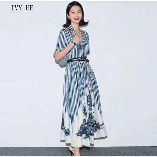 Летние платья в полоску OULA`F China At AliExpress