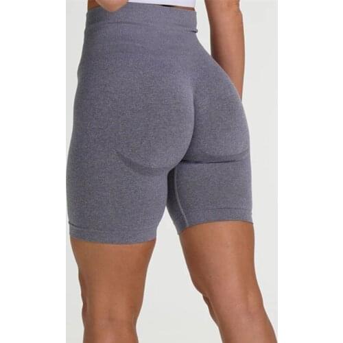 Sexy Fitness Shorts High Waist Sports Fitness Slim Gym Shorts Female Sports Leggings Yoga Shorts Seamless Explosion Tights Women