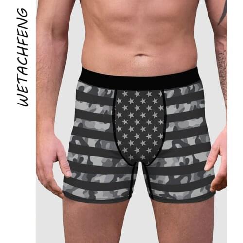 High Quality Male Boxershorts Printed Summer Sexy Tight Underwear Comfortable Soft Mid-Waist 2021 Mens Briefs Large Size Pants