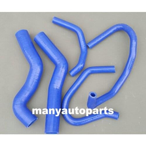 Blue silicone radiator heater hose for Prado KZJ120 KZJ120R 3.0TDi 1KZ-TE 2003-2007 2004 2005 2006