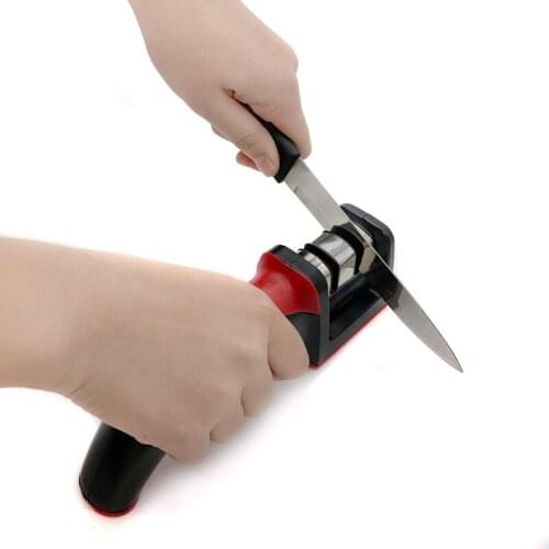 Hot 2 stage Knife Sharpener Sharpening Stone Detachable Sharpeners Kitchen Sharpening System Tungsten Steel Grinder Knife Tool
