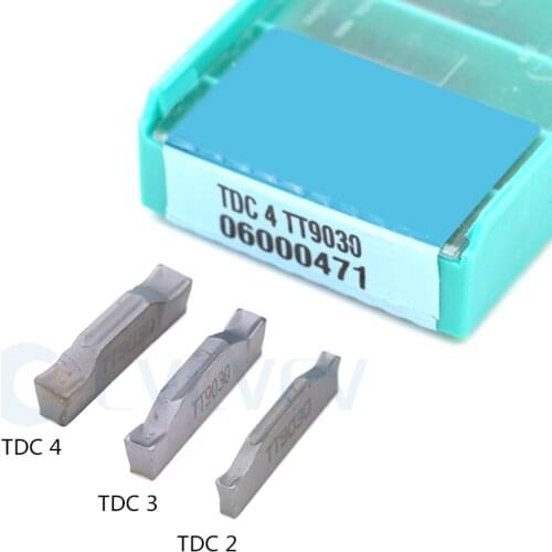 TDC2 TDC3 TDC4 TT9030 TDC2 TDC3 TDC4 TT9080 Carbide Inserts CNC Metal Lathe Tools Slotted Cutting Blades Grooving Turning Tools