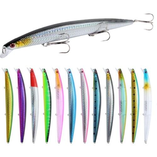 180mm 23.6g Minnow Fishing Lure Hard Bait Wobbler Jig Bait Artificial Crankbait Carp Striped Bass Pesca Fishing Topwater Tackle