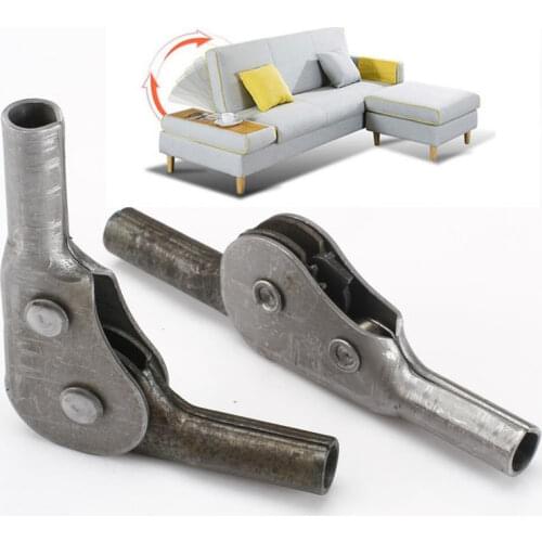 2pcs Ratchet Sofa Hinge Folding Connecting furniture lift support hinge Adjustable 3/5 level 45/90/180 Degree 15mm Dia. Tube