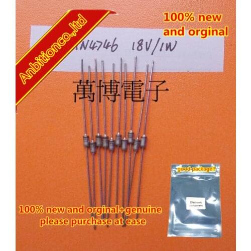 20pcs 100% new and orginal 1N4746 1N4746A 1W 18V Voltage regulator diode in stock