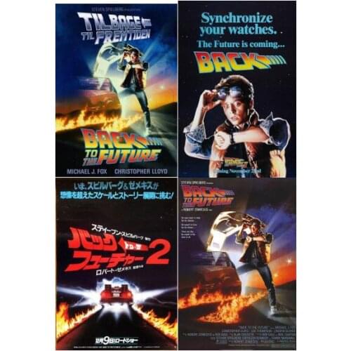 24Style Choose Classic Movie Back To The Future Movie Art Silk Print Poster