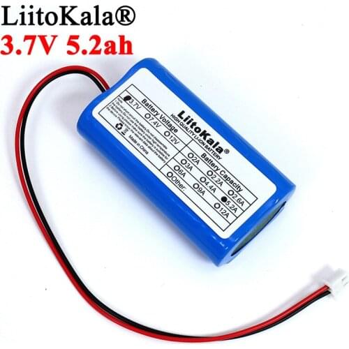 3.7V 18650 Lithium Battery Pack 1S 3000mAh 5200mAh Fishing LED Light Bluetooth Speaker 4.2V Emergency DIY batteries with PCB