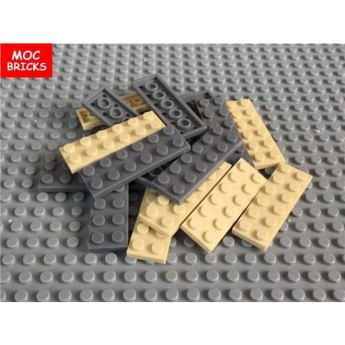50pcs/lot MOC Bricks colorful plate 2X6 fit with 3795 Educational Building Blocks Modle Action Figure DIY Toys kids Xmas gifts