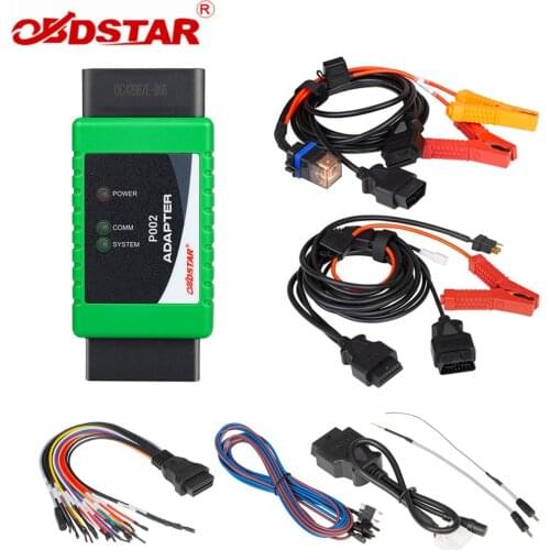 OBDSTAR P002 Adapter Full Set for TOYOTA 8A Non-Smart Key for Ford All Keys Lost Work with X300 DP PLUS
