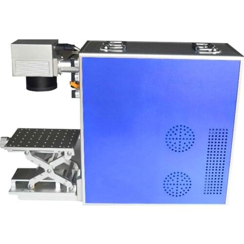 Free Shipping Laser Fiber 20W Laser Fiber Metal Engraving Workspace Option 110 * 110/200 * 200mm for metal and plastic marking