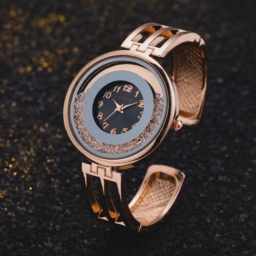 New Fashion Watch For Women Luxury Stainless Steel Clock Ladies Quartz Watch Bracelet Rose Gold Wrist Watches Womens Reloj Mujer
