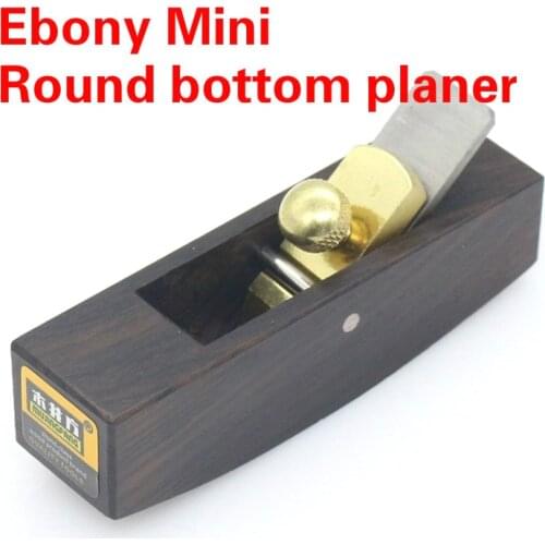 DIY Mini Hand Planes High Quality Steel Round bottom planer Carpentry Carpenter Ebony Joinery Woodwork Tools 1 Pcs Hand Planerg