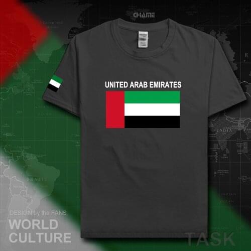 United Arab Emirates men t shirt 2017 jerseys nation team tshirt 100% cotton t-shirt fitness brand clothing tees country ARE UAE