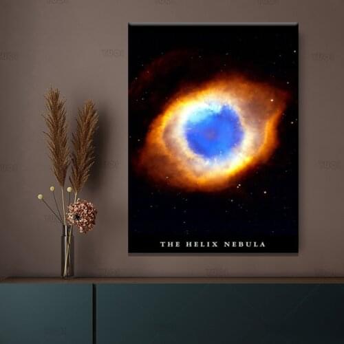 Beautiful spiral nebula HUBBLE canvas art printing canvas poster painting wall art picture decoration fashionable living room