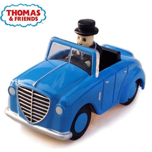 Metal Alloy Train Thomas and Friends Blue Fat Controller and Red Percival Model Magnetic Kids Toys Cars Christmas Gifts