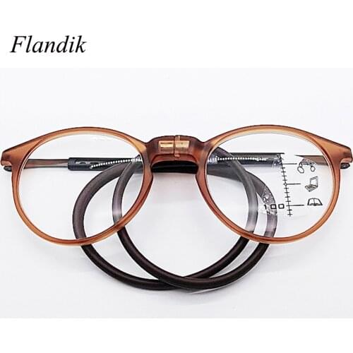 Fashion new reading glasses neck hanging magnetic prescription TR90 folding lightweight glasses