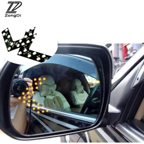 ZD 2pcs/set Car Signal Turning H7 Light Rear Mirror Stickers For Mercedes W203 W211 W204 W210 Benz BMW F10 E34 E30 F20 X5 E70