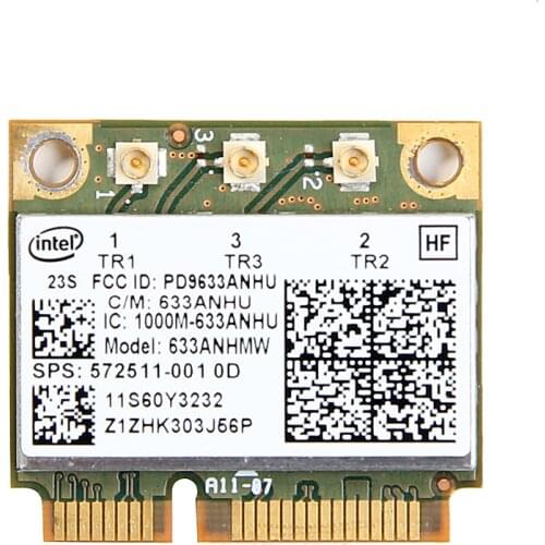 Notebook Wlan Dual band Wireless Wifi Mini PCI-E Card for IBM intel 6300 agn FRU: 60Y3232 Thinkpad T430 X230 X220 T410 T420 X201