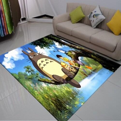 Anti Slip Welcome Entrance Doormats My Neighbour Totoro Floor Mats for Living Room Bedroom Carpet