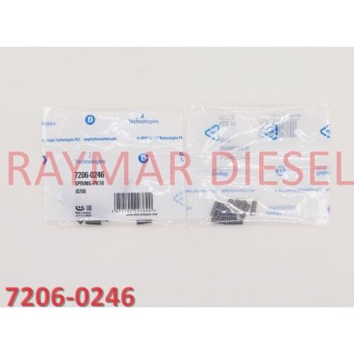 Genuine brand diesel fuel injector spring, EUI spring PK10 7206-0246, 7206 0246, 72060246