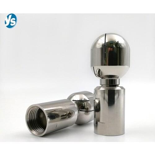 YS 19251 Tank Clean Nozzle Rotary Spray Ball, Bottle or Container Cleaning Nozzle, Rotating Chemical Processing Tank Cleaning