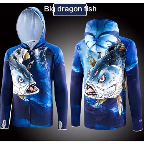 2020 Fishing Hooded Clothing Fishing Shirt Summer Sun Protection Anti-mosquito Fishing Hoodie Breathable Anti-uv Fishing Jackets
