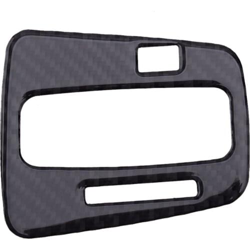 Carbon Fiber Gear Shift Box Panel Central Cover Trim Frame Sticker LHD Fit For Honda CRV CR-V 2007 2008 2009 2010 2011