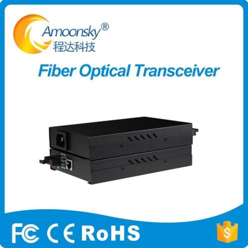 Optical Fiber Converter MC801 support linsn control system 110V-250V in outdoor transparent led round display