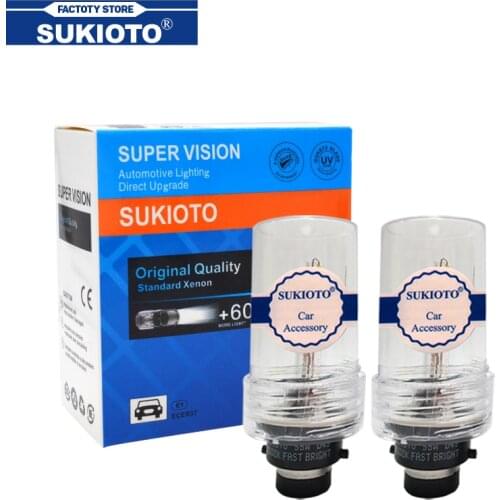 SUKIOTO Original 55W xenon D2S D4S D2R D4R xenon Bulb 5500K White xenon hid lights Car Headlight bulbs for ML E R SL Class