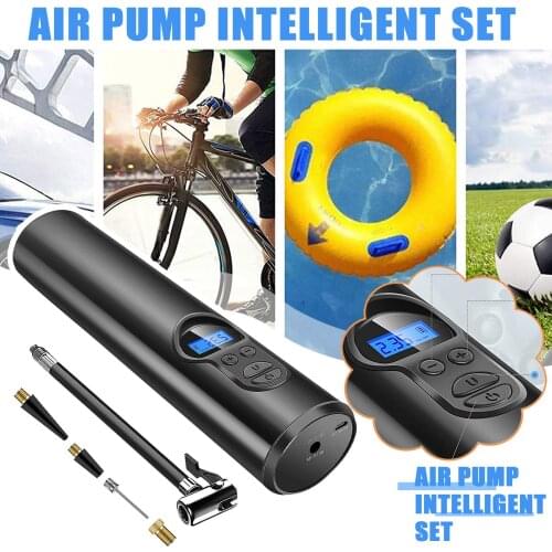 150 Psi Cordless Portable Inflator Car Tyre Pump Rechargeable Intelligent Wireless Air Compressor Bike Tire Ball Inflatable#db4