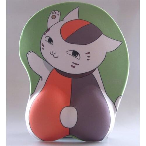 Cute Cat 3D Wrist Rest Mouse Pad DVA D.Va Game Silica Gel Sexy Anime Girl Oppai Hip Butt Boob Mousepad for Computer Mouse Mat