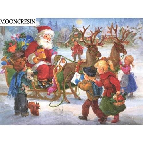 5D Diamond Painting Full Drill Square Portrait Cross Stitch Embroidery Diamond Mosaic Stickers Christmas Gifts Decoration Home