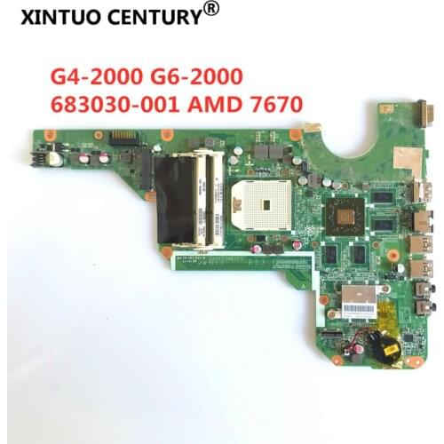 683030-001 Motherboard For Hp G4 G6 G7 G4-2000 G6-2000 G7-2000 main board 683030-501 DA0R53MB6E0 DA0R53MB6E1 7670M full test ok