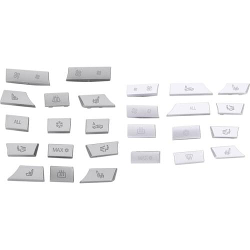 ABS Air Conditioner Buttons Sequins Decoration Cover Trim For BMW F10 F11 F06 F01 E70 E71 F25 F26 Replacement Type Car Accessori