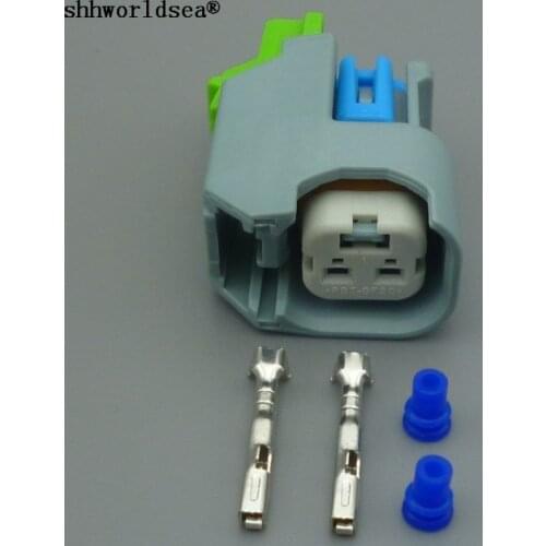Shhworldsea 2pin EV6 USCAR Auto Fuel Line Quick Injector Connector Plug Socket 15419715 15423278 15423276