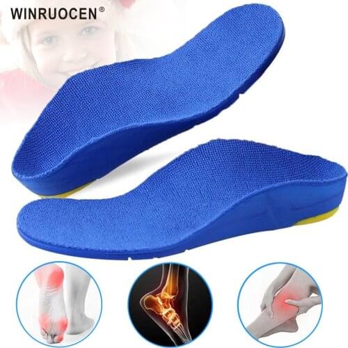 Children Kids Orthopedic Insoles X/O leg Orthotic FlatFoot Health Arch Support Valgus Supinator Pronator Insert Arch Support Pad
