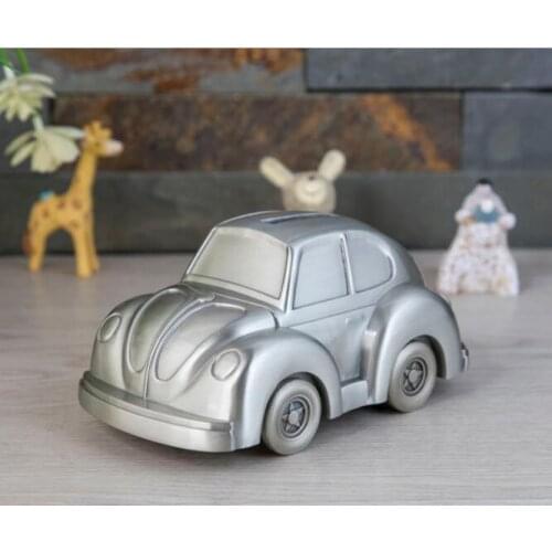 Europe Creative car kids piggy bank metal bank money storage coin saving box for Childrens Crafts home decorative gifts SNG066