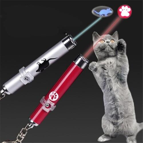 AHUAPET Interactive Dog Toys For Cats,puppy Toys Dogs Cat Dog Toys Pets LED Laser Pointer UV Torch Pen Animation Mouse Shadow F
