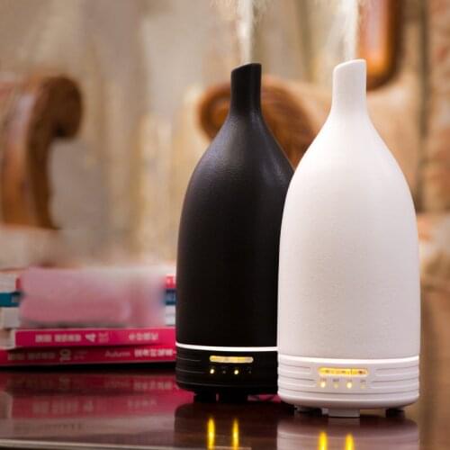 VVPEC 100ml Ceramic Air Humidifier Essential Oil Diffuser Ultrasonic Mist Maker Humidifier Aromatherapy For House