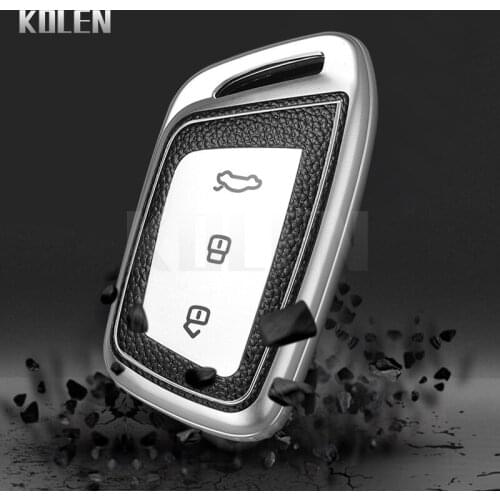 TPU Leather Type Car Key Case Cover Fob For Baojun E200 E300 RS3 RS5 RS7 RC5 RC6 RM5 RMC Protect Button Shell Accessories