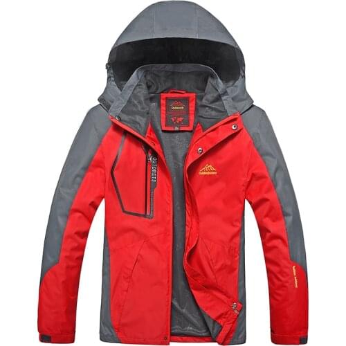 Jacket Men Zipper Windbreak New Casual Hooded Jacket Fashion Mens Outwear Windproof Spring Autumn High Quality Hiking Jacket Men