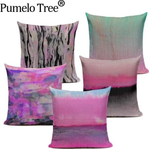 Abstract Landscape absurd Horizon Drifting Cushions Cover Car Sofa Chair Home Decor Linen Pillow Cover Throw Pillows Pillowcase