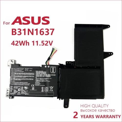 100% new B31N1637 C31N1637 Battery For ASUS X510 X510UA X510UF X510UQ VivoBook S15 S510UA S510UQ S510UN S510UR F510UA F510UQ