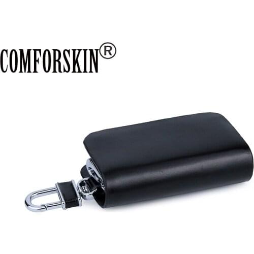 COMFORSKIN Guaranteed Genuine Leather Key wallets New Arrivals Multi-function Key Case For Cars High Quality Cowhide Key Wallet