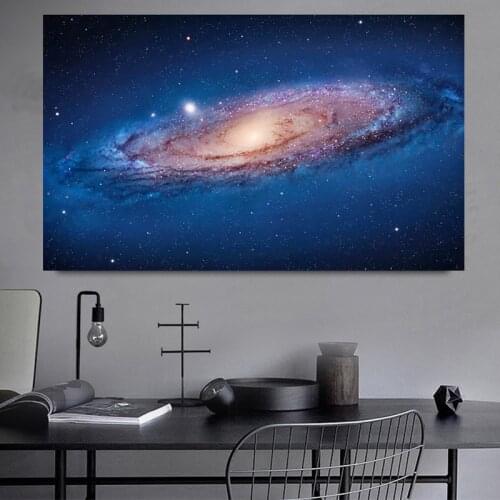 SELFLESSLY Galaxy Poster Print Canvas Painting Space Pictures For Living Room Wall Art Poster Print Decorative Pictures Unframed