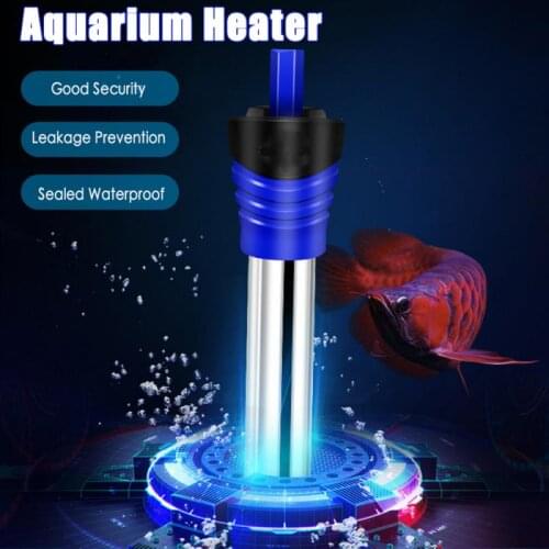 50W/100W/200W/300W/500W Submersible Aquarium Heater Stainless Steel Fish Tank Temperature Thermostat Heating Rod Power Saving