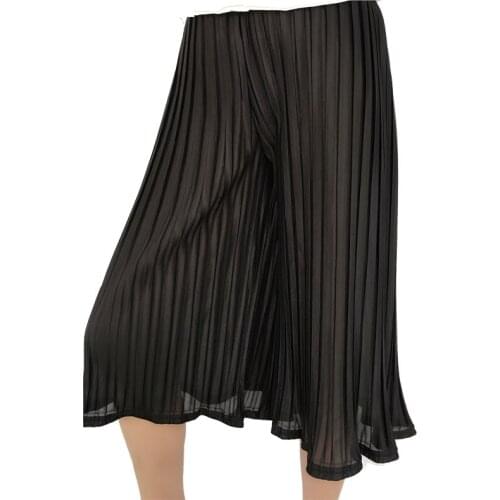 Casual pants women loose sports pants black 7 points pants nine points pants sexy elastic waist spring and summer cool pants