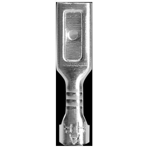 100PCS 2.8 mm transparent sheath inserted spring 2.8mm Female connector terminal Faston with insulator for wire